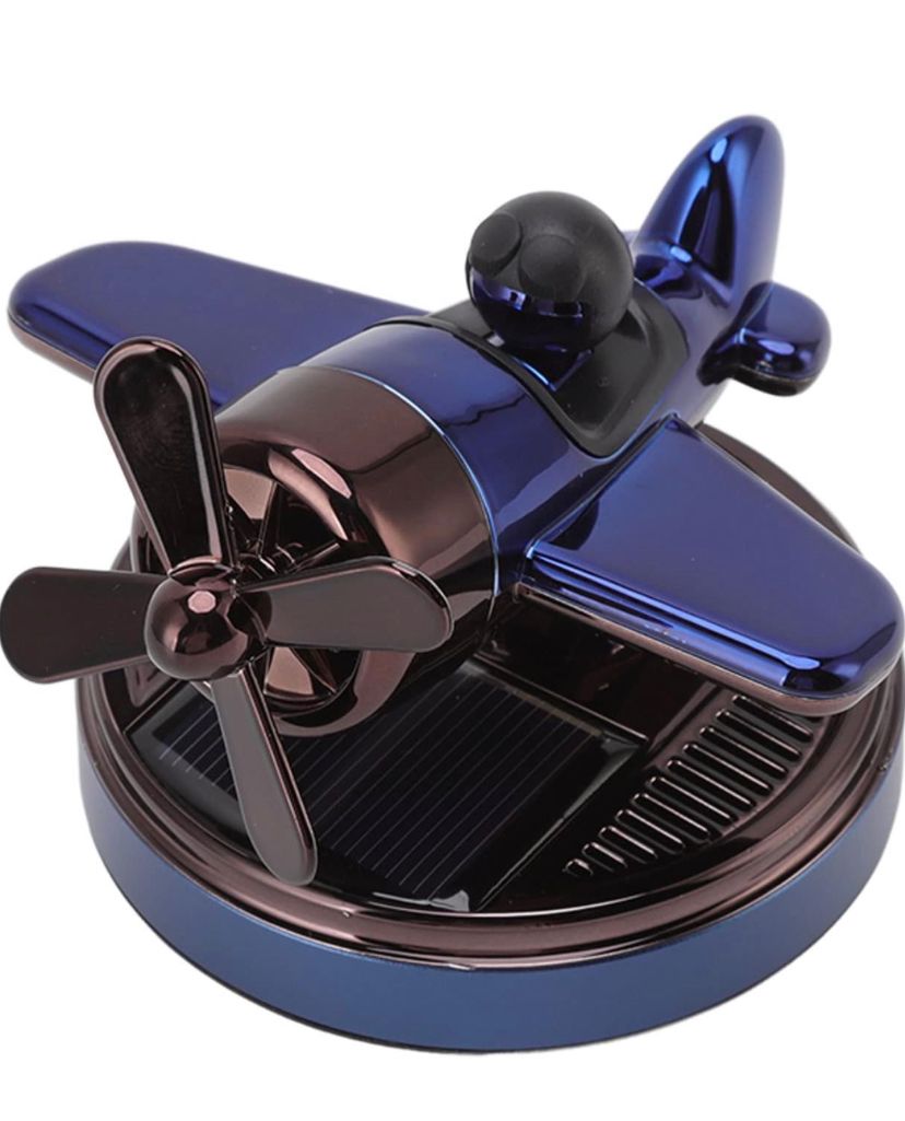 Solar Breeze Airplane Diffuser - Refresca tu viaje con energía solar.