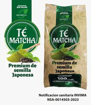 Té Verde Matcha Grado Premium de Semilla Japonese - 100 gr.