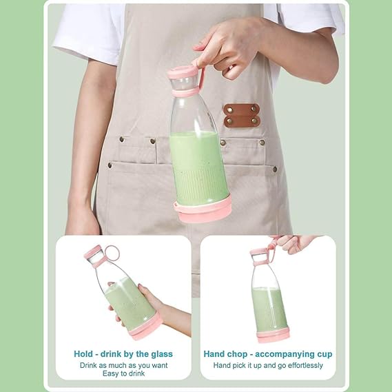 Licuadora Go Portátil - Única, Segura y Elegante. 420ML, Recargable, Ideal para Viajes y Ejercicio
