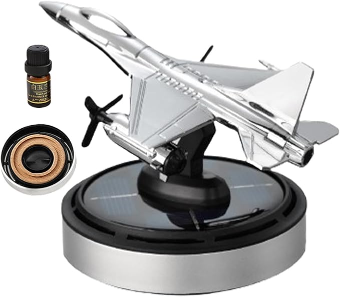 Solar Breeze Airplane Diffuser - Refresca tu viaje con energía solar.