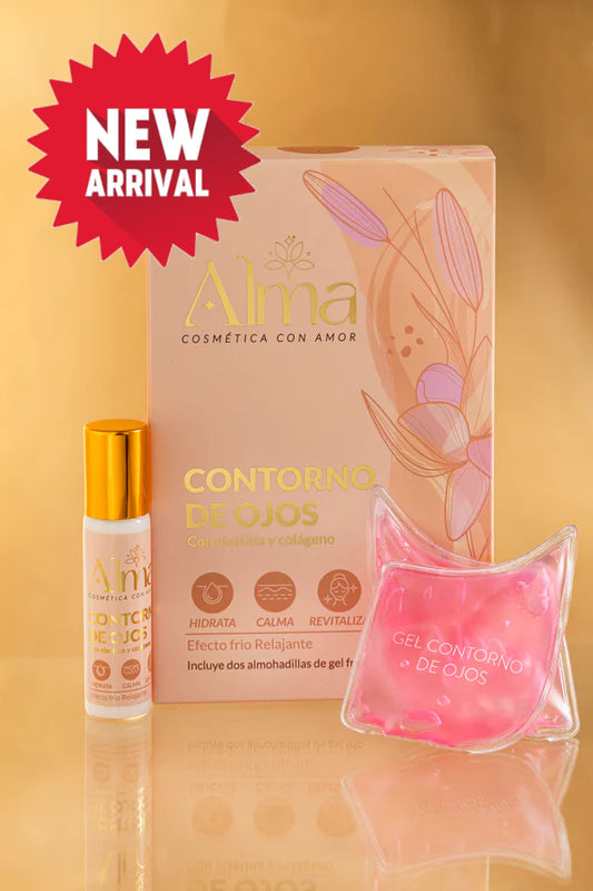 Emulsión  para el contorno de ojos con Colageno y Elastina - Revitaliza y reafirma el contorno de ojos, combatiendo bolsas y ojeras.
