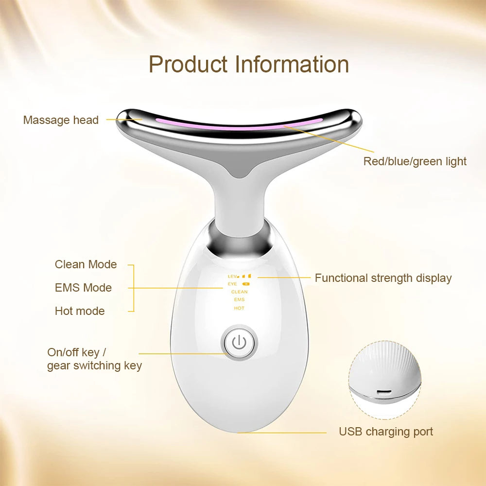 Masajeador facial eléctrico micro esculpido, eliminación de arrugas, lifting facial