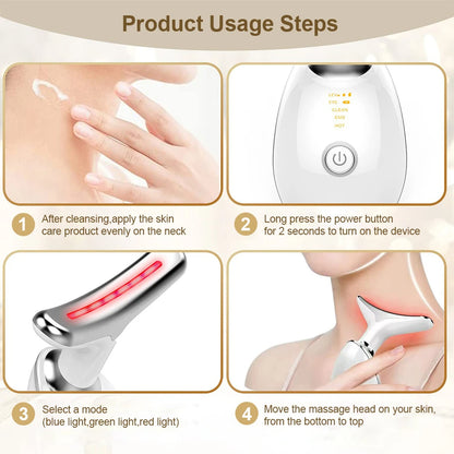 Masajeador facial eléctrico micro esculpido, eliminación de arrugas, lifting facial