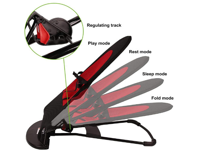 Silla Mecedora PetEase - Confort ajustable, plegable y transpirable para mascotas.