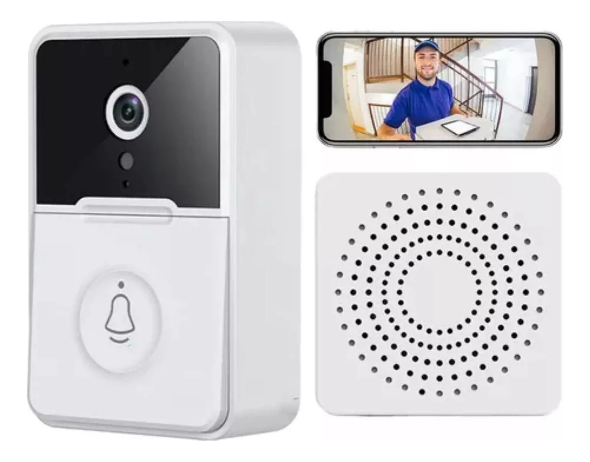 VIGIPUERTA – Timbre Inalámbrico con Cámara Full HD y Audio Bidireccional