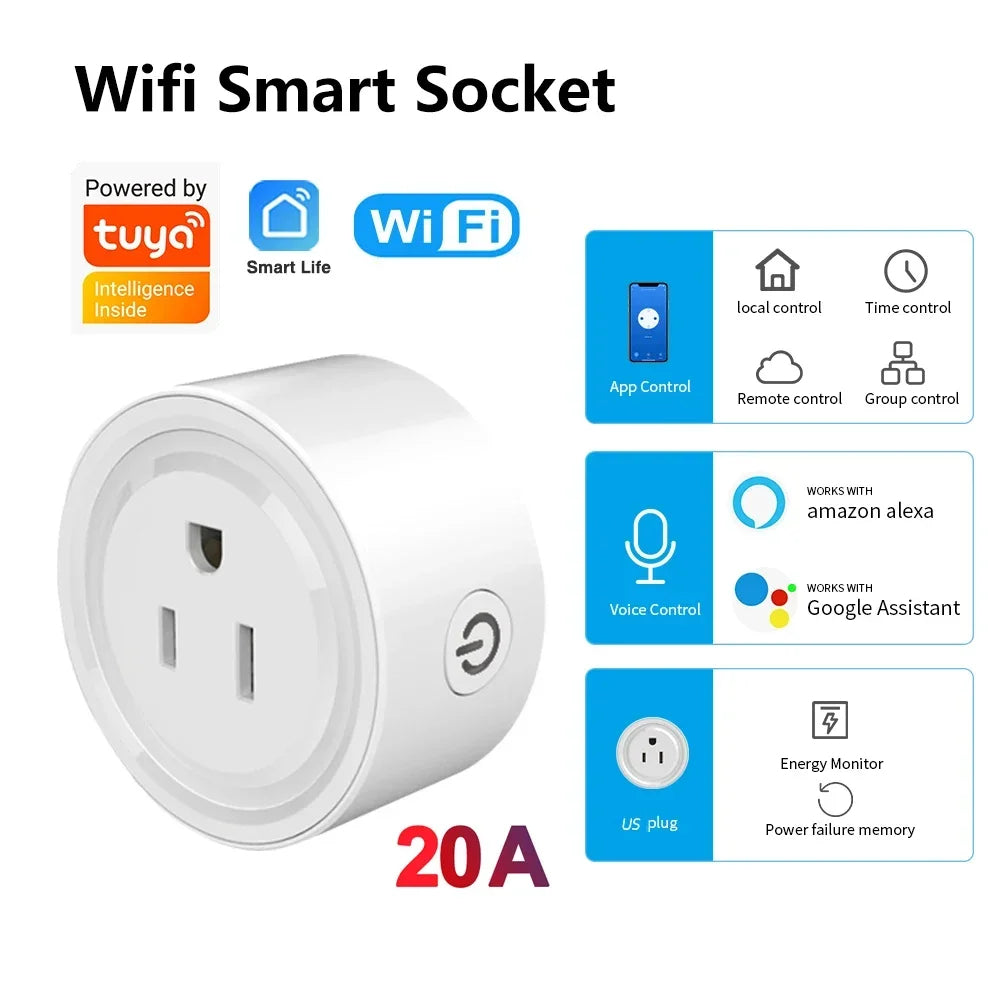 Enchufe WiFi Pro - Controla, programa y protege tus dispositivos desde cualquier lugar.
