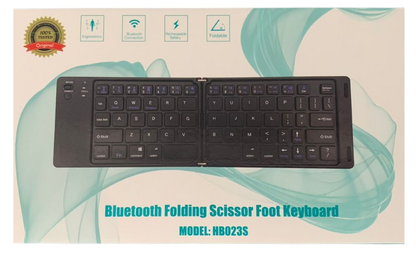 Teclado Bluetooth Plegable, Compacto, Táctil y Multi-dispositivo