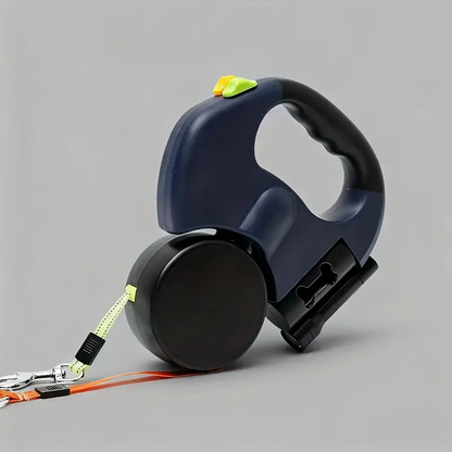 JUNGU PET — Correa Retráctil Doble 360° para 2 Perros sin Enredos