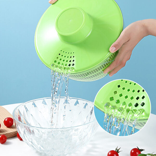 SpinMaster 5L USB - Secado Rápido y Eficiente con Gran Capacidad, Ideal para Frutas y Verduras