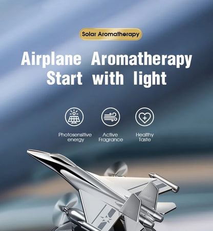 Solar Breeze Airplane Diffuser - Refresca tu viaje con energía solar.