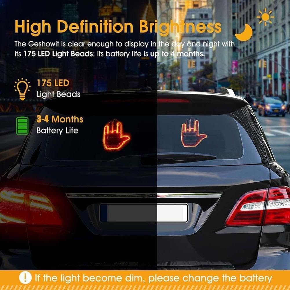 AutoMensaj – Luz LED Divertida con Control Remoto para el Carro  – Mensajes Divertidos al Volante