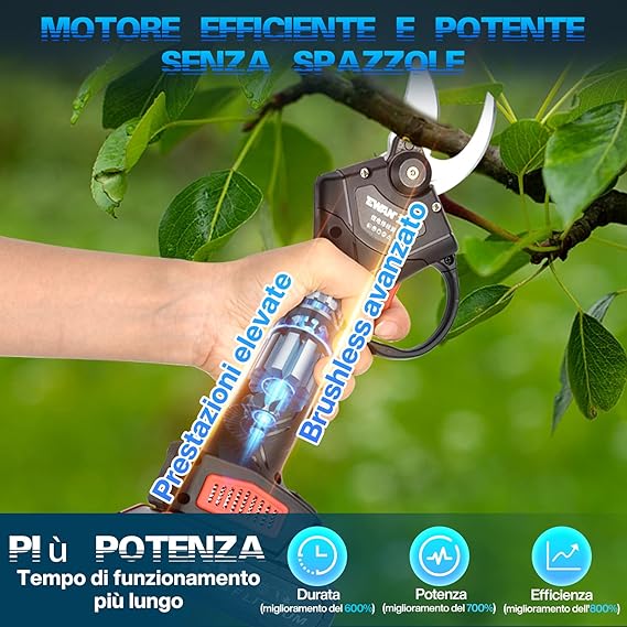 Podadora Pro 24V - Inalámbrica y Recargable Precisión, potencia y comodidad para podar con facilidad.