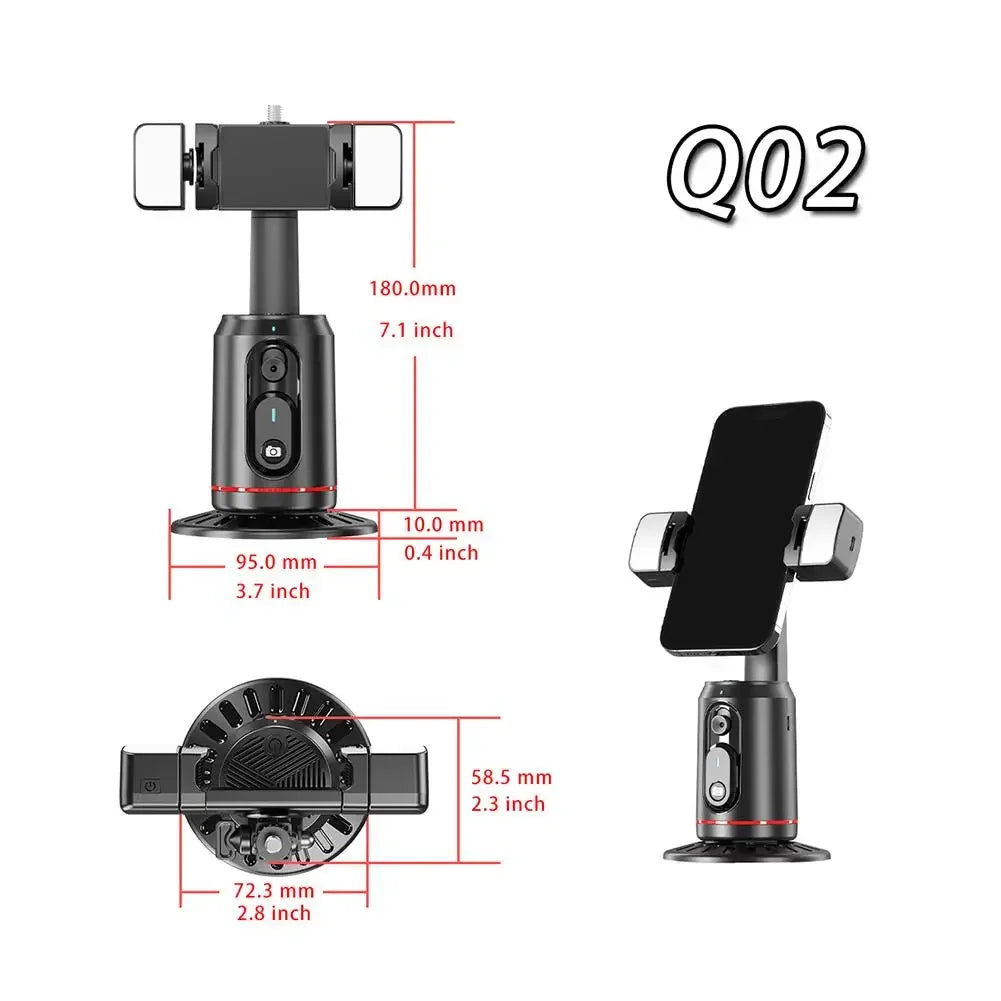FocusFlow 360 - Tripode inteligente con seguimiento de 360° para contenido dinámico y atractivo.