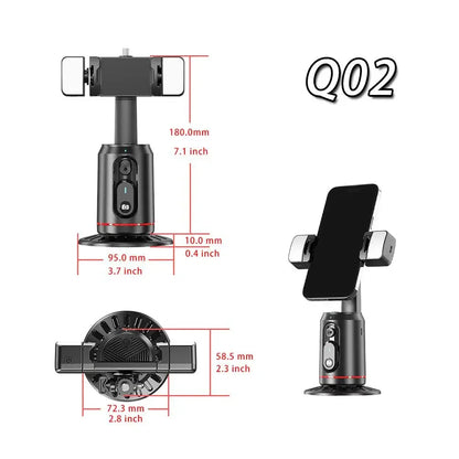 FocusFlow 360 - Tripode inteligente con seguimiento de 360° para contenido dinámico y atractivo.