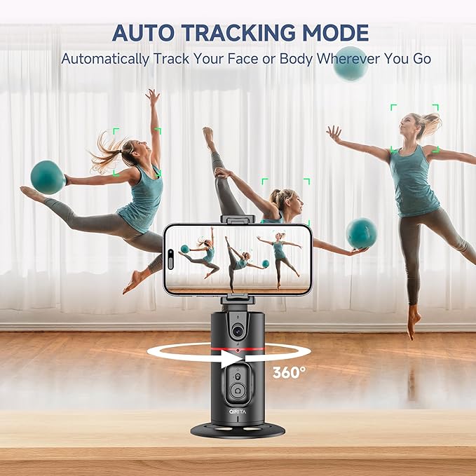 FocusFlow 360 - Tripode inteligente con seguimiento de 360° para contenido dinámico y atractivo.