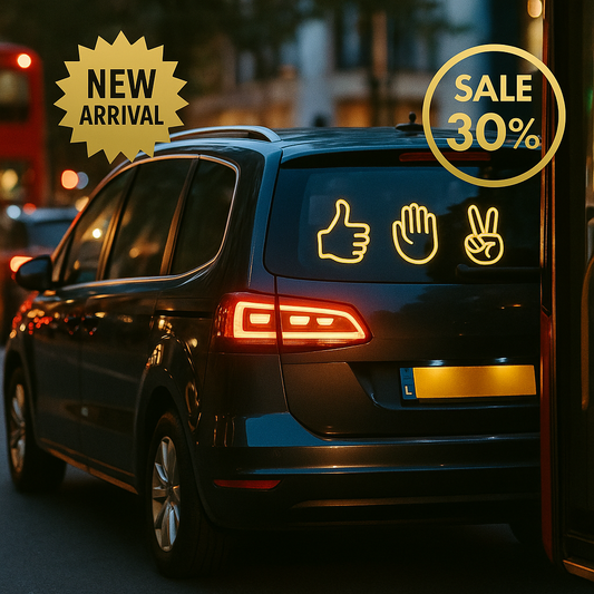 AutoMensaj – Luz LED Divertida con Control Remoto para el Carro  – Mensajes Divertidos al Volante