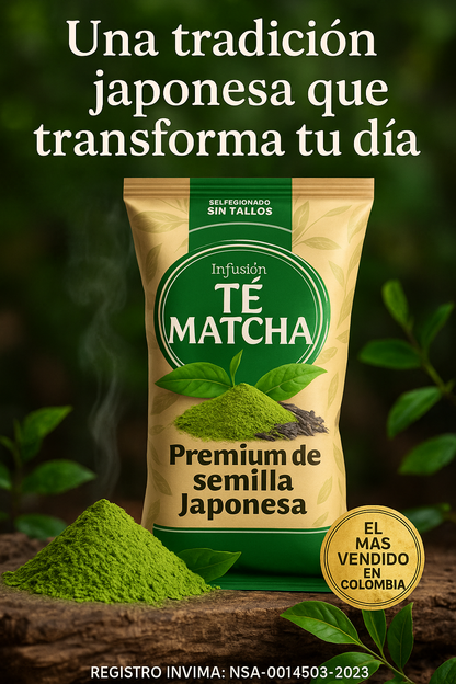 Té Verde Matcha Grado Premium de Semilla Japonese - 100 gr.