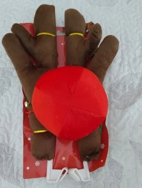 Kit Navideño para Auto – Astas de Reno con Nariz Roja y Cascabeles