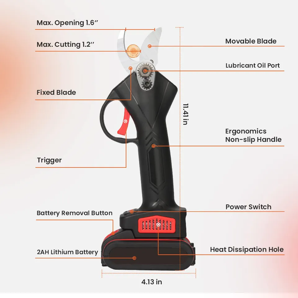 Podadora Pro 24V - Inalámbrica y Recargable Precisión, potencia y comodidad para podar con facilidad.