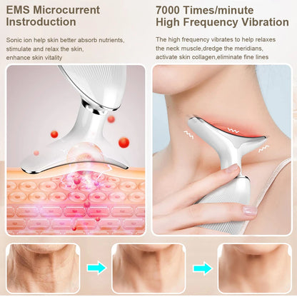 Masajeador facial eléctrico micro esculpido, eliminación de arrugas, lifting facial