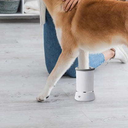 Patas Limpias Pro-limpieza rápida y segura con cerdas de silicona y batería recargable USB