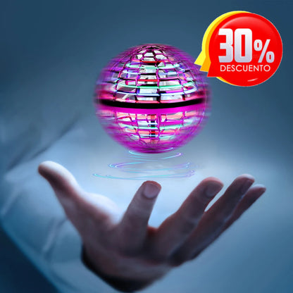 GlowSphere - Pelota Voladora con luces LED, divertida y segura para todos.