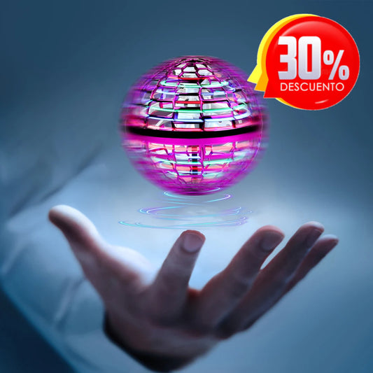 GlowSphere - Pelota Voladora con luces LED, divertida y segura para todos.