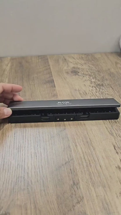 Teclado Bluetooth Plegable, Compacto, Táctil y Multi-dispositivo