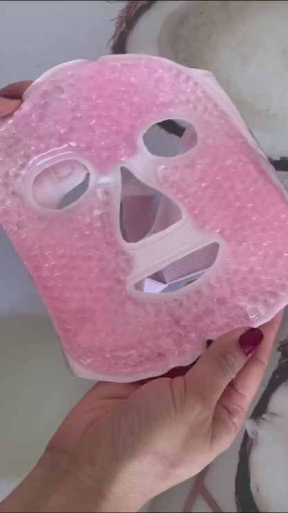 Máscara SilkEase - Alivio rápido de ojeras, hinchazón y estrés con gel frío/calor.