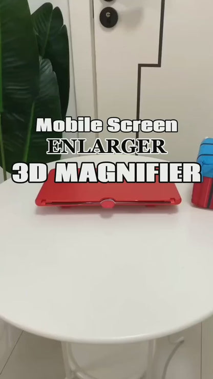 ScreenMax - Amplificador 3D HD Plegable de 12 Pulgadas para Todos los Smartphones
