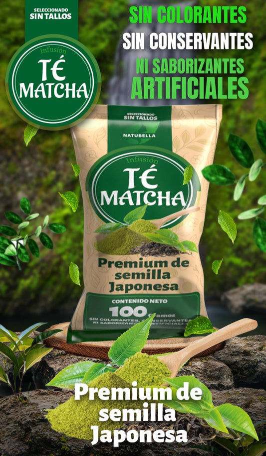 Té Verde Matcha Grado Premium de Semilla Japonese - 100 gr.