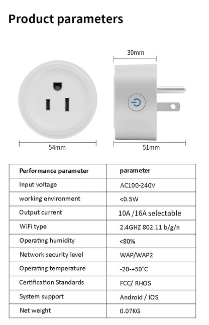 Enchufe WiFi Pro - Controla, programa y protege tus dispositivos desde cualquier lugar.
