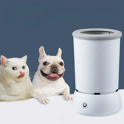 Patas Limpias Pro-limpieza rápida y segura con cerdas de silicona y batería recargable USB