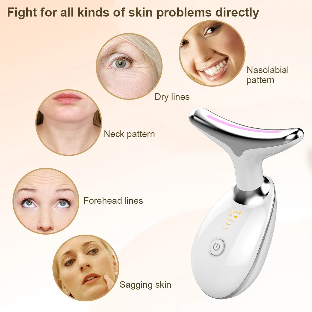 Masajeador facial eléctrico micro esculpido, eliminación de arrugas, lifting facial